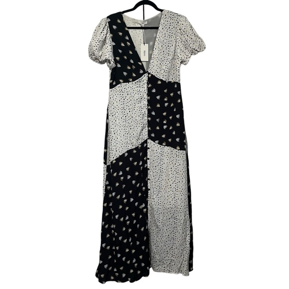 RAHI Dresses & Skirts - RAHI NWT size XL women’s confetti patchwork style maxi dress Button down